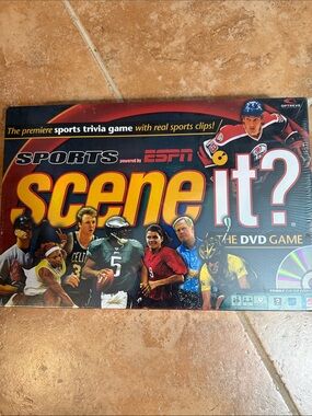 ESPN Scene It? Sports DVD Game - Red and Yellow